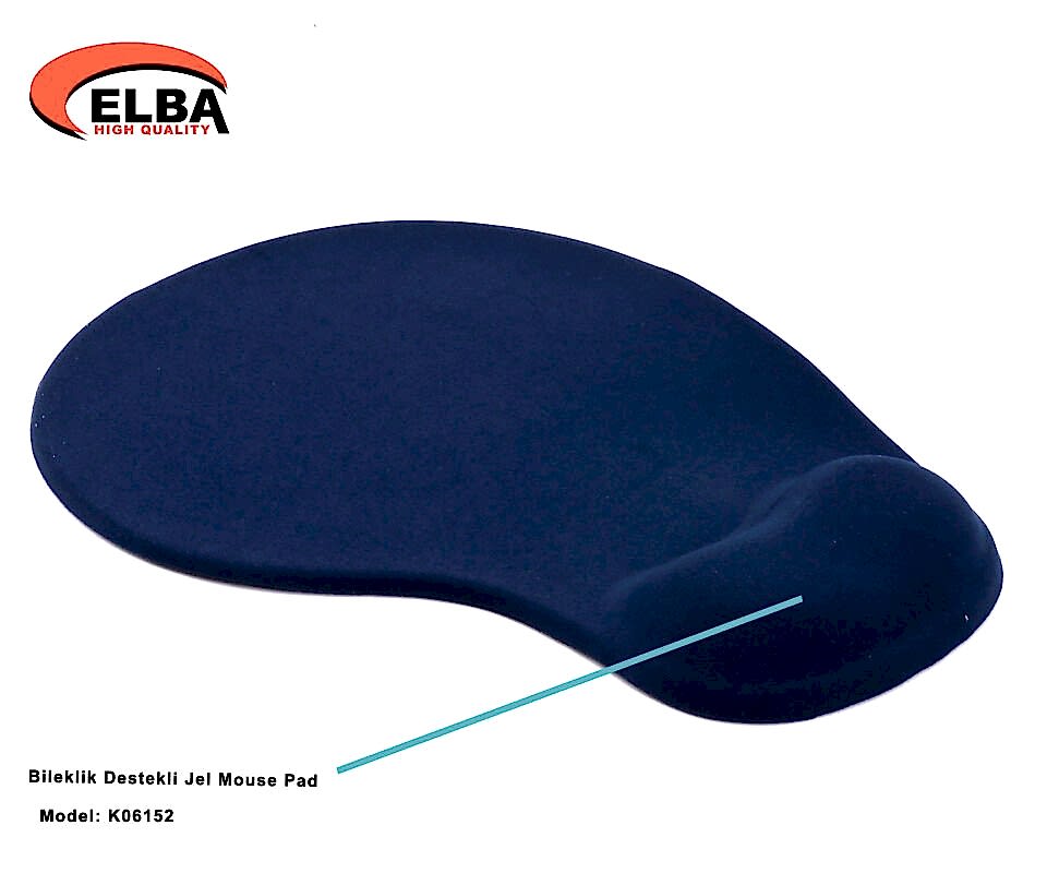 Elba K06152 Bileklikli Jel Mouse Pad Mavi