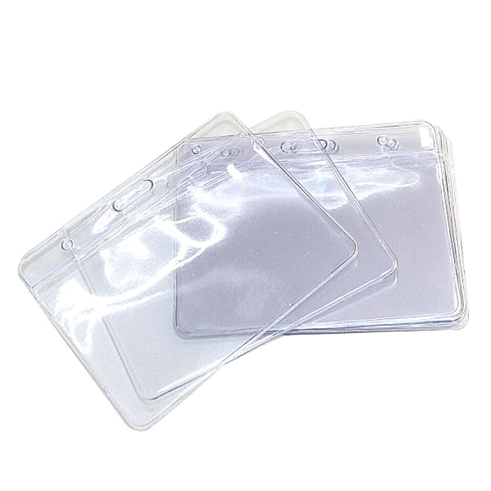 Mapi Pvc Kart Poşetleri Oval Şeffaf Şeritli 100 Adet