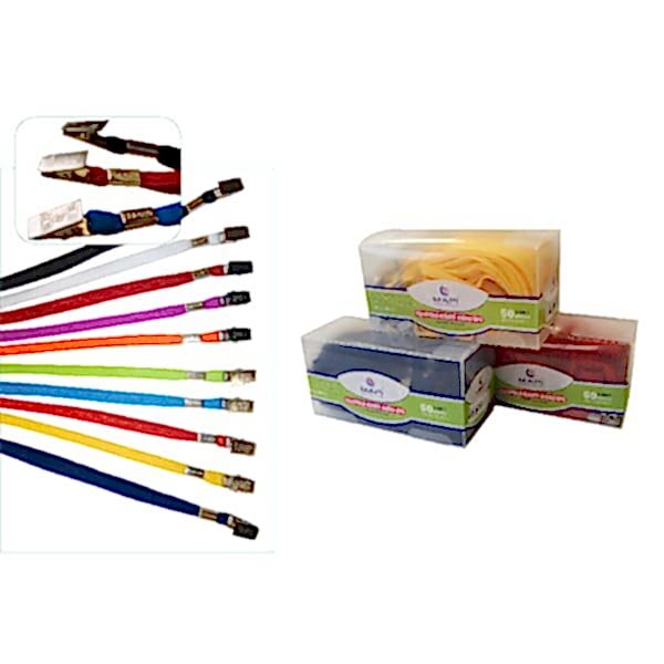 Mapi Klipsli-Polyester Dokunma Kart Askı İpi Beyaz 50 Adet