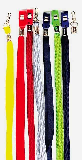 Mapi Klipsli-Polyester Dokunma Kart Askı İpi Siyah 50 Adet