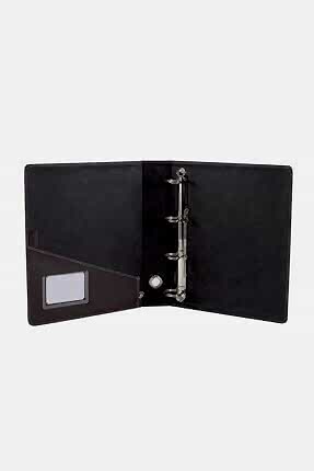 2K Evrak Sunum Klasörü 5 Cm 4 Halkalı A4 307S Siyah 350 Yaprak 28x32 Cm