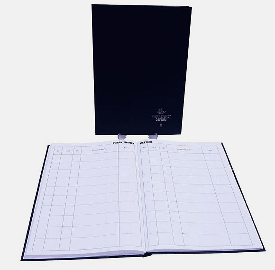 Özkan Evrak Zimmet Defteri Ciltli 96 Yaprak