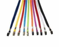 Mapi Klipsli-Polyester Dokunma Kart Askı İpi Kırmızı 50 Adet