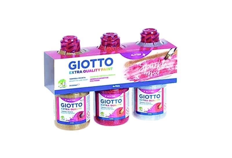 Giotto Pack 3x250 Ml Extra Quality Glitter Paint