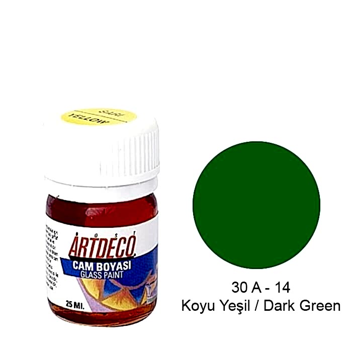 Artdeco Cam Boyası 25 Ml Koyu Yeşil 14