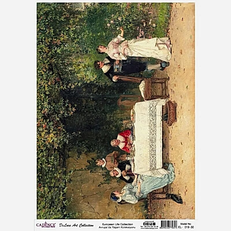 Cadence Avrupada Yaşam Koleksiyonu El-18 30x42 Cm