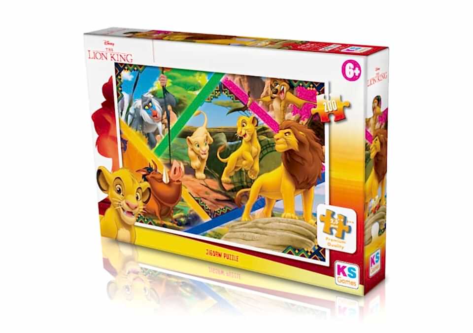 Ks Games 200 Parça Puzzle Lion King