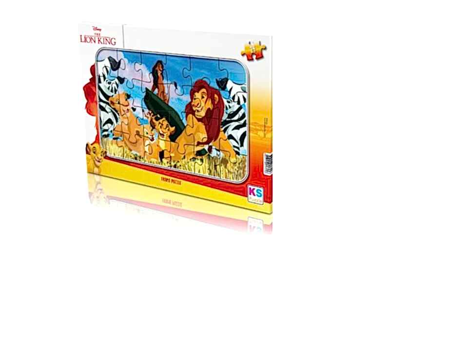 Ks Games 24 Parça Frame Puzzle Lion King