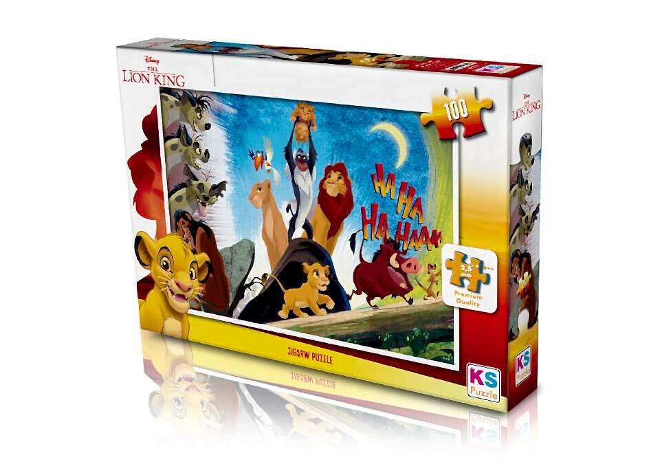 Ks Games 100 Parça Puzzle Lion King