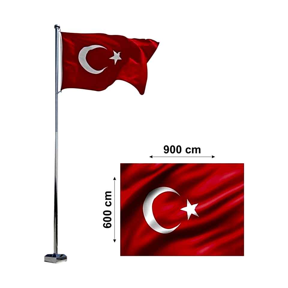 Buket 600x900 Cm Türk Bayrağı