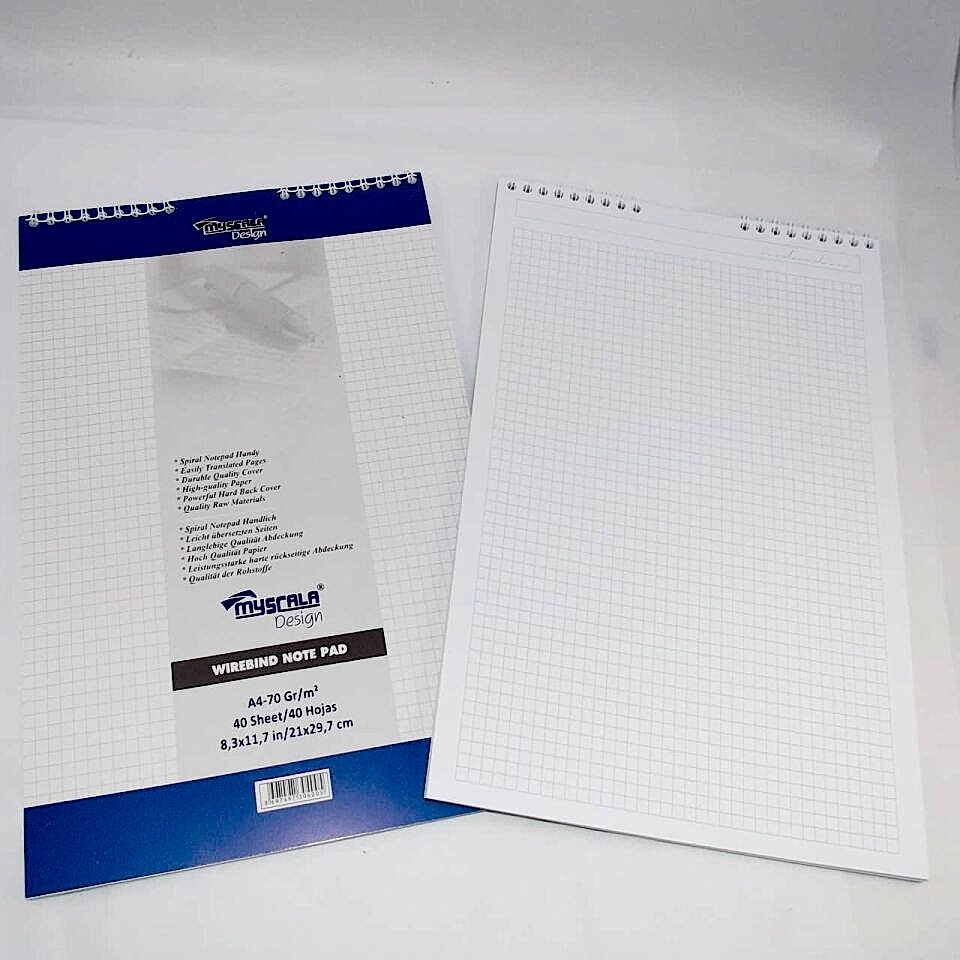 Özkan Spiralli Bloknot A5 80 Yaprak Kareli