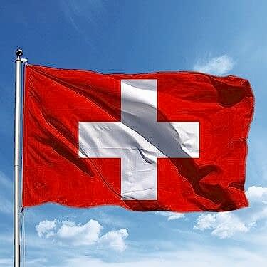 Buket 70x105 Cm İsviçre Bayrağı