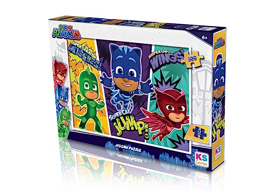 Ks Games 100 Parça Puzzle Pj Masks
