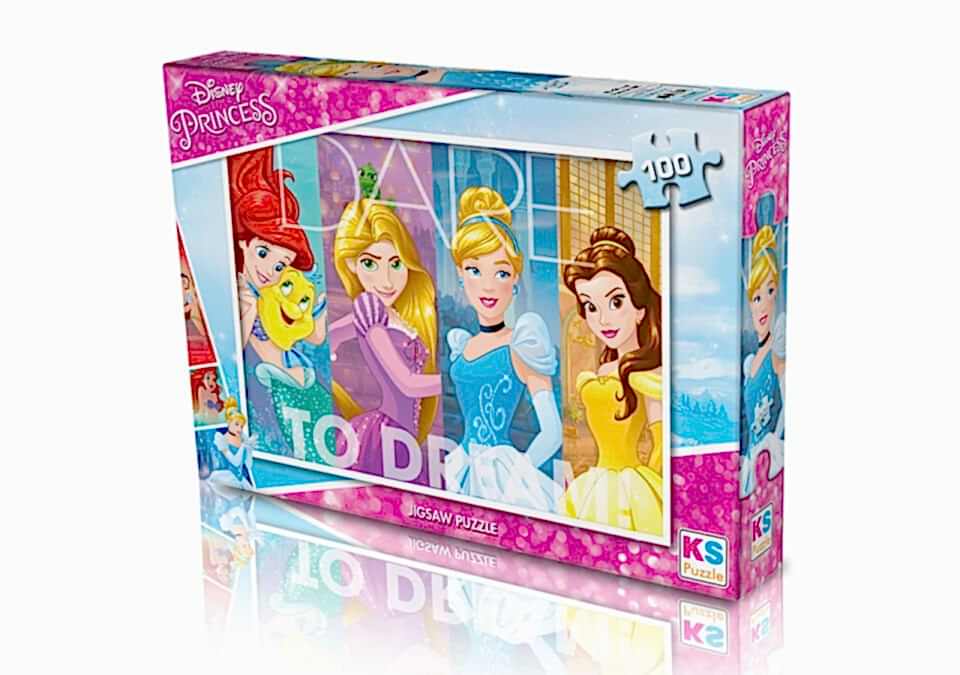 Ks Games 100 Parça Puzzle Princess