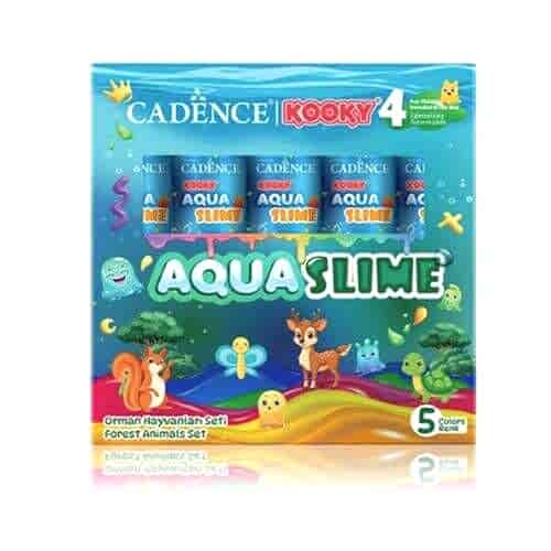 Cadence Kooky Aquaslime Orman Hayvanları Seti Set 5x90 Ml
