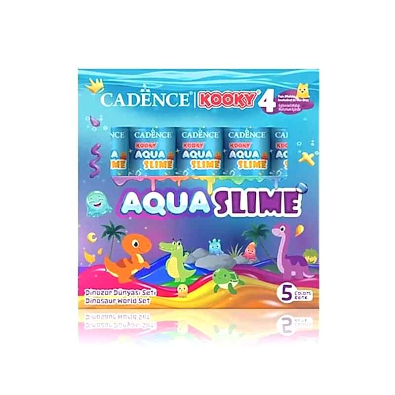 Cadence Kooky Aquaslime Dinazor Dünyasıi Set 5x90 Ml