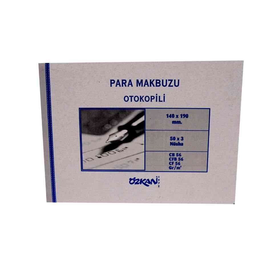 Özkan Para Makbuzu 50x3 Otokopili