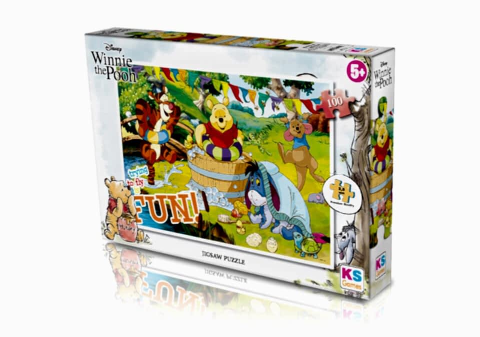 Ks Games 100 Parça Puzzle Winnie The Pooh