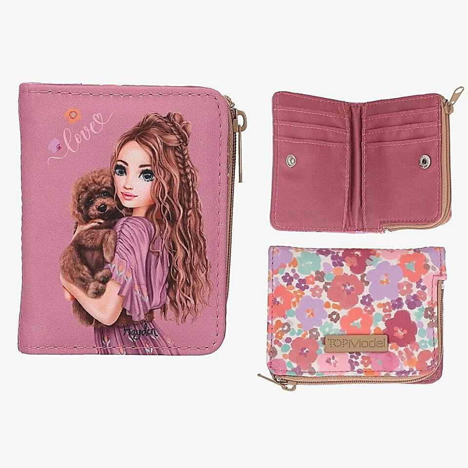 Top Model Cüzdan Çiçek Desenli