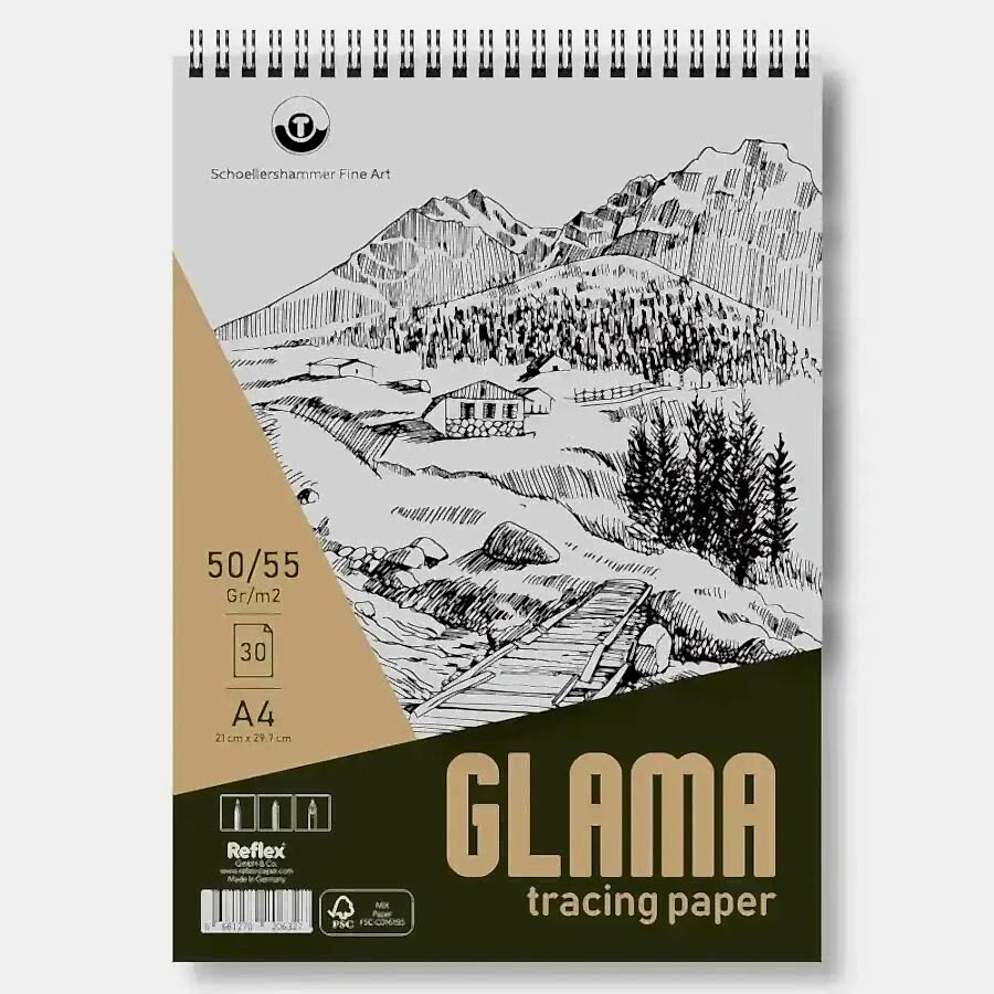 Güven Art Schoellershammer Glama Tracing Paper Pad A4 60 Gr