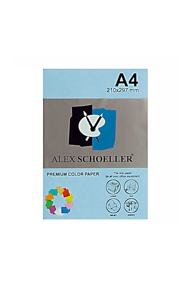 Alex Fotokopi Kağıdı A4 500 Lü Açık Mavi Alx-520