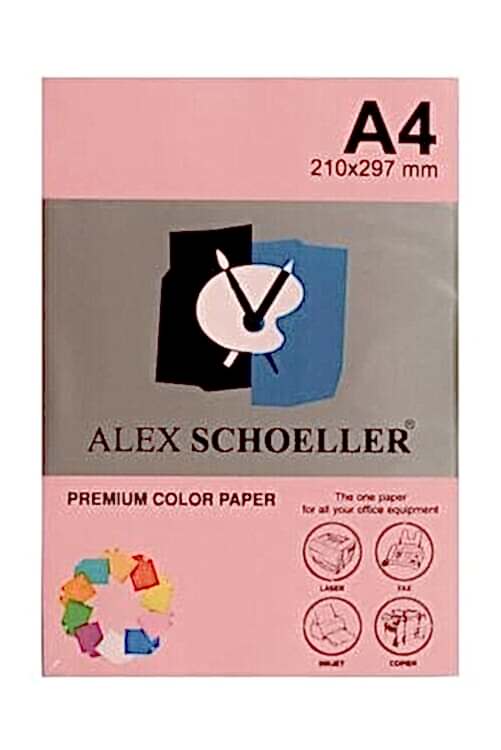 Alex Fotokopi Kağıdı A4 500 Lü Pembe Alx-570