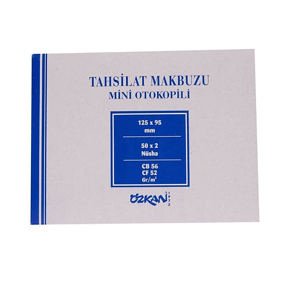 Özkan Tahsilat Makbuzu Mini 50x2 Otokopili