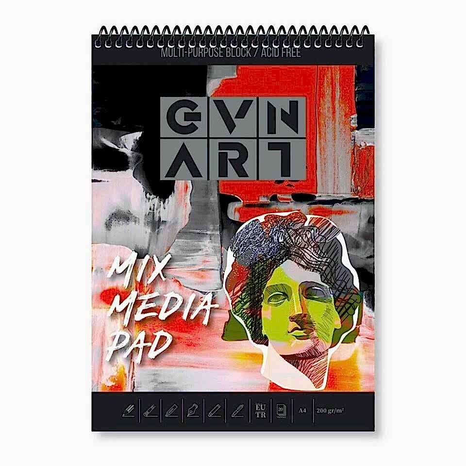 Güven Art Mix Media Defter A4 200 Gr 20 Yaprak