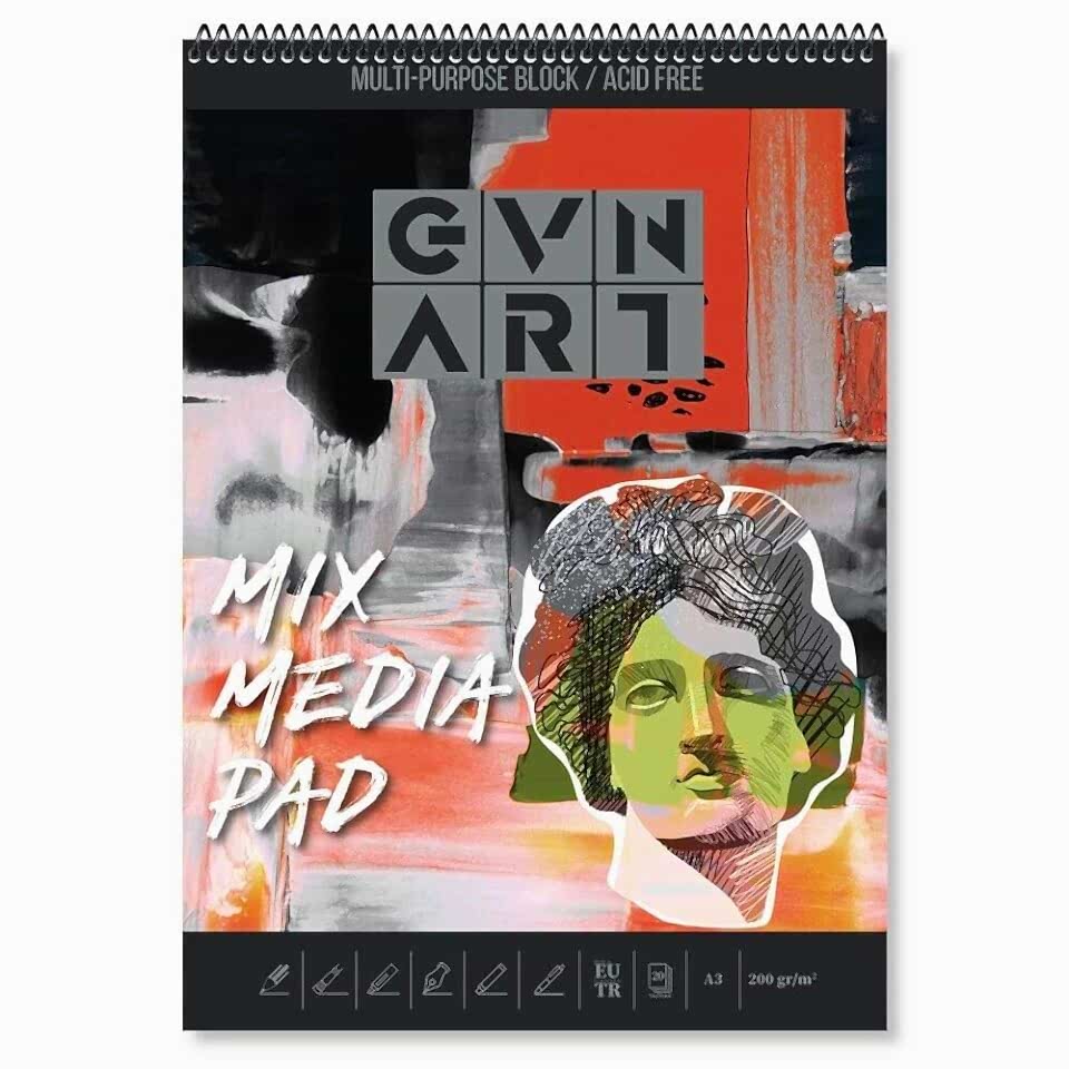 Güven Art Mix Media Defter A3 200gr 20yp