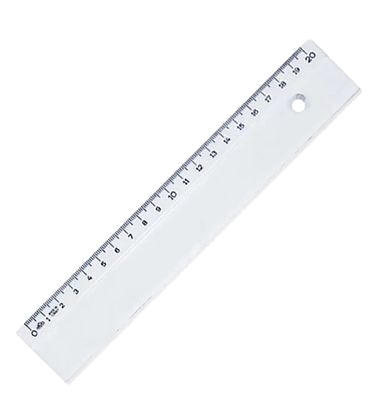 Hatas Ekonomik Öğrenci Cetveli Neon Şeffaf 20 Cm