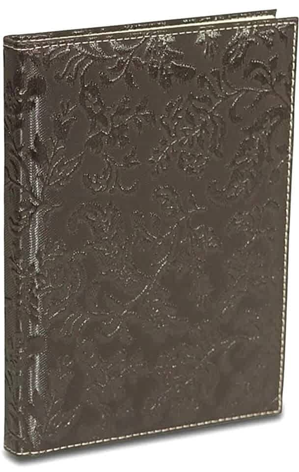 2K Deri Kapak Defter Ajanda Tarihsiz Kareli 5012 Kahverengi 20x28 Cm