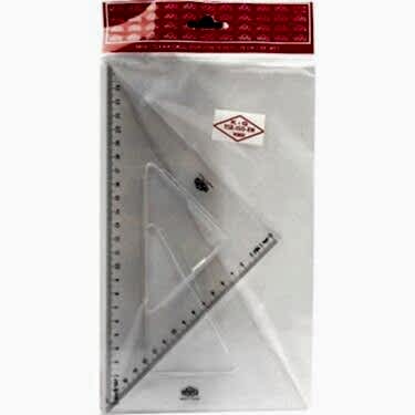 Hatas Teknik Okul Öğrenci Gönye Seti 26 Cm 60 45 Derece