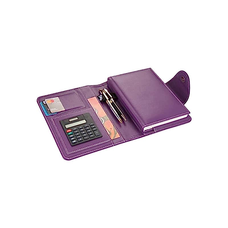 2K Organizer Ajanda Tarihsiz Kareli 5192 Lila 17x22 Cm