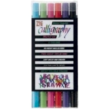 Zig Kaligrafi Kalemi Tc-3100/ 6V 6 Lı