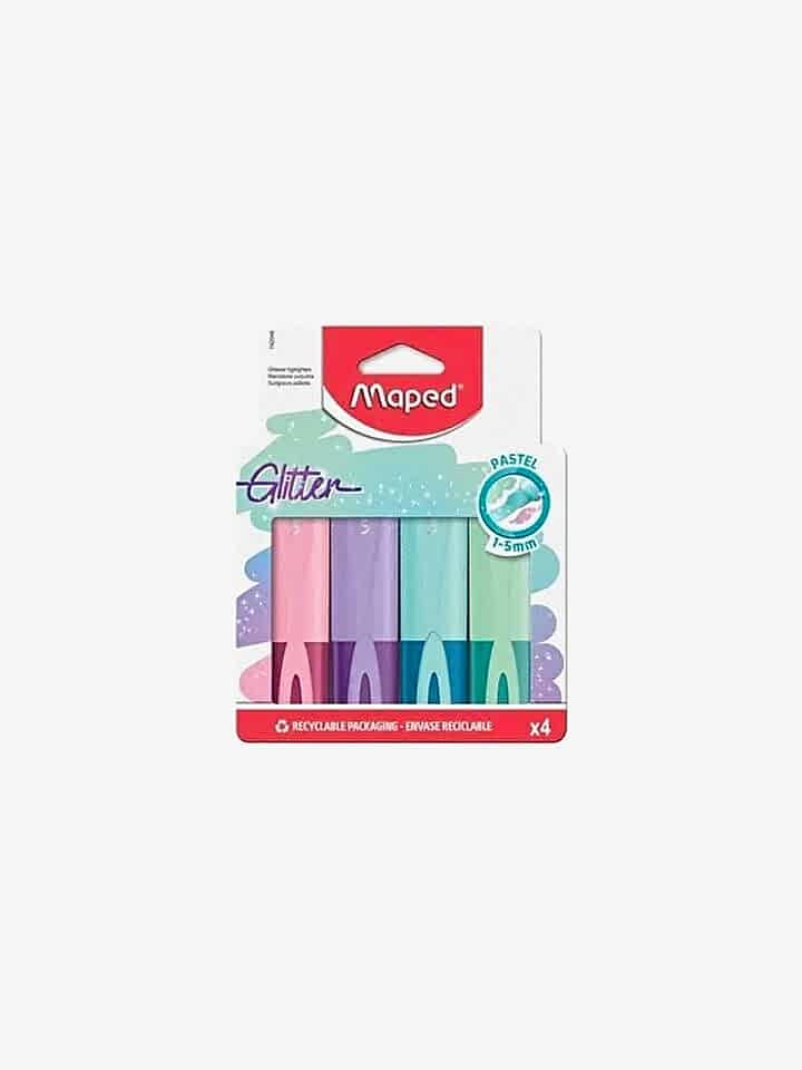 Maped Glıtter Pastel Hıghlı X4 Cardboard Pouch