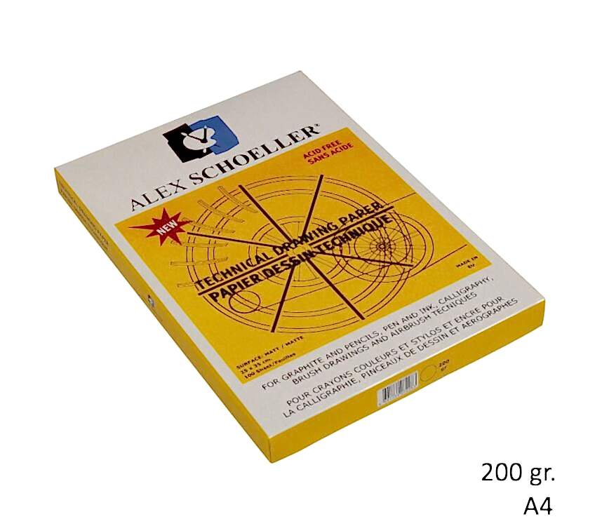 Alex Teknik Resim Kağıdı A4 200 Gr Alx-2269