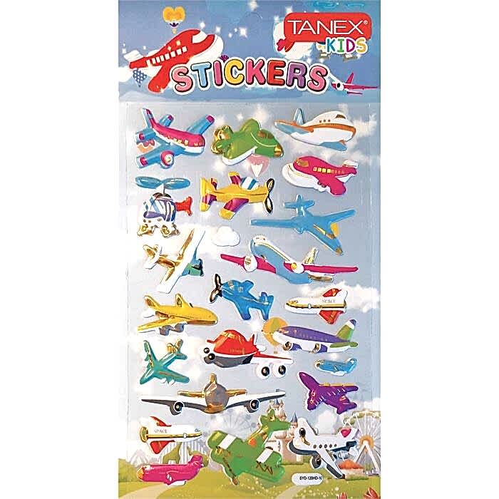 Tanex Tnx-26156 Hava Taşıtları Serisi 3D Etiketi