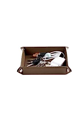 2K Sepet Masa Üstü Kare 150-2 Kahverengi 16,5x16,5 Cm