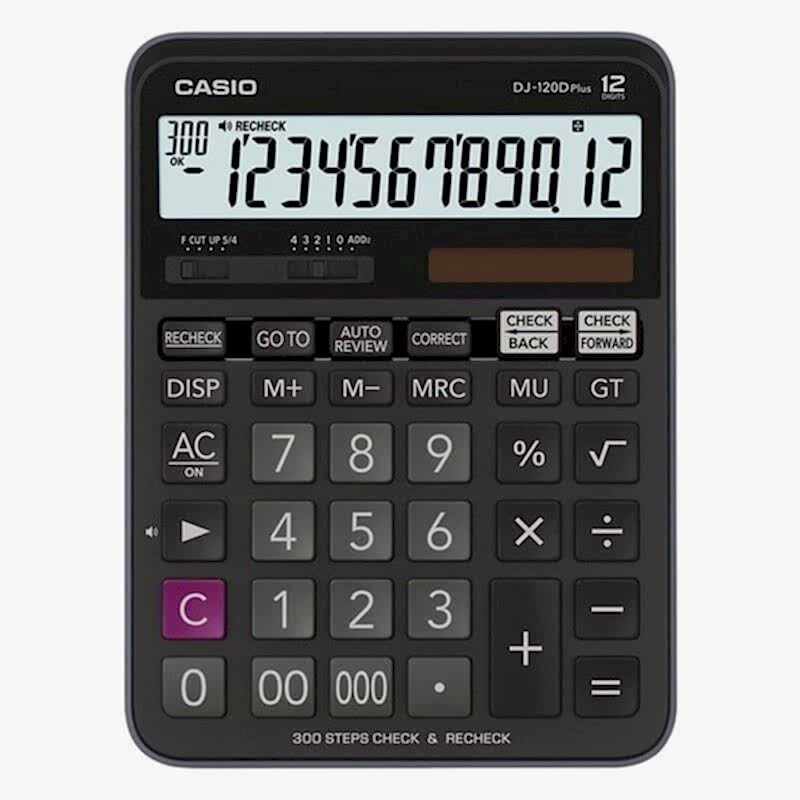Casio Hesap Makinesi Masaüstü Dj-120D Plus 12 Hane