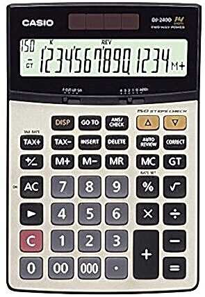 Casio Hesap Makinesi Masaüstü Dj-240d Plus 14 Hane