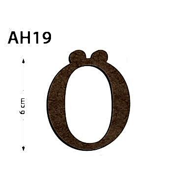 Okutan Ahşap 6 Cm Ö Harfi