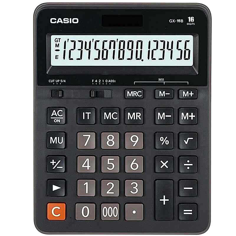 Casio Hesap Makinesi Masaüstü Gx-16B 16 Hane