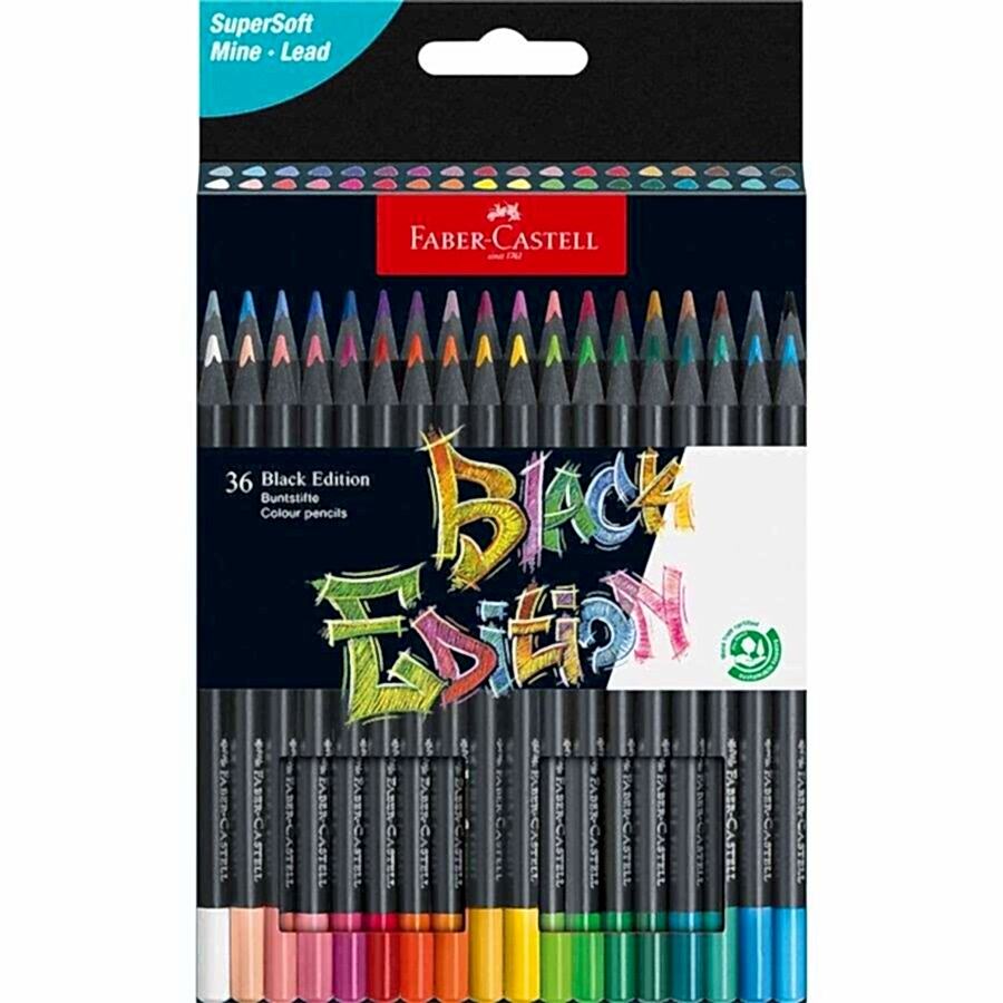 Faber-Castell Black Edition Boya Kalemi 36 Lı