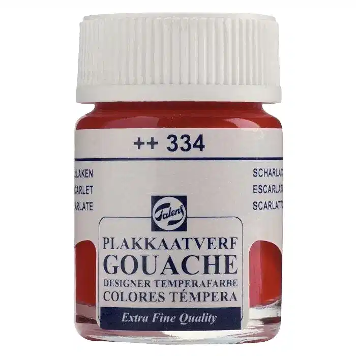 Talens Gouache Jar 16 Ml Scarlet