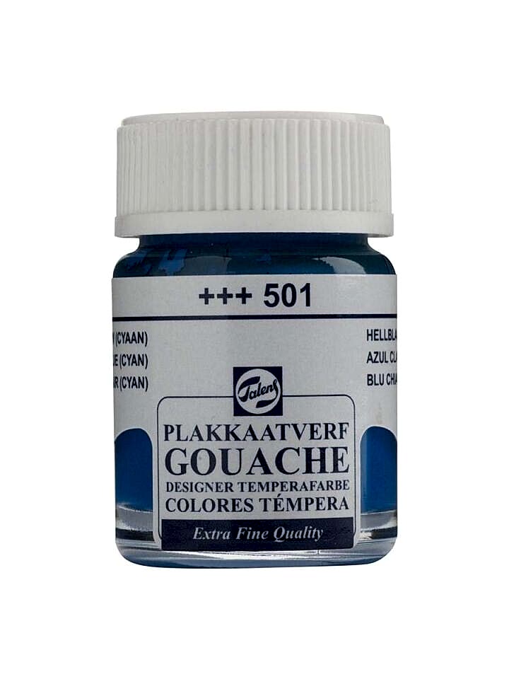 Talens Gouache Jar 16 Ml Lıght Blue Cyan