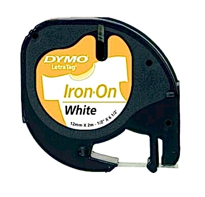 Dymo Letra Tag Ütü Transfer Şerit 12mm x 2 mt Beyaz