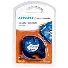 Dymo Letra Tag Plastik Şerit 12 Mm X 4 Mt Beyaz