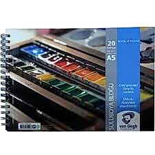 Van Gogh Sulu Boya Bloğu 300 Gr A5 Spiralli 20 Yaprak