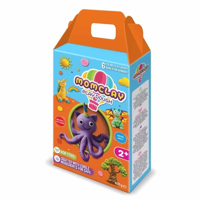 Nureart Smarta Momclay Oyun Hamuru 6 Renk 100 Gr