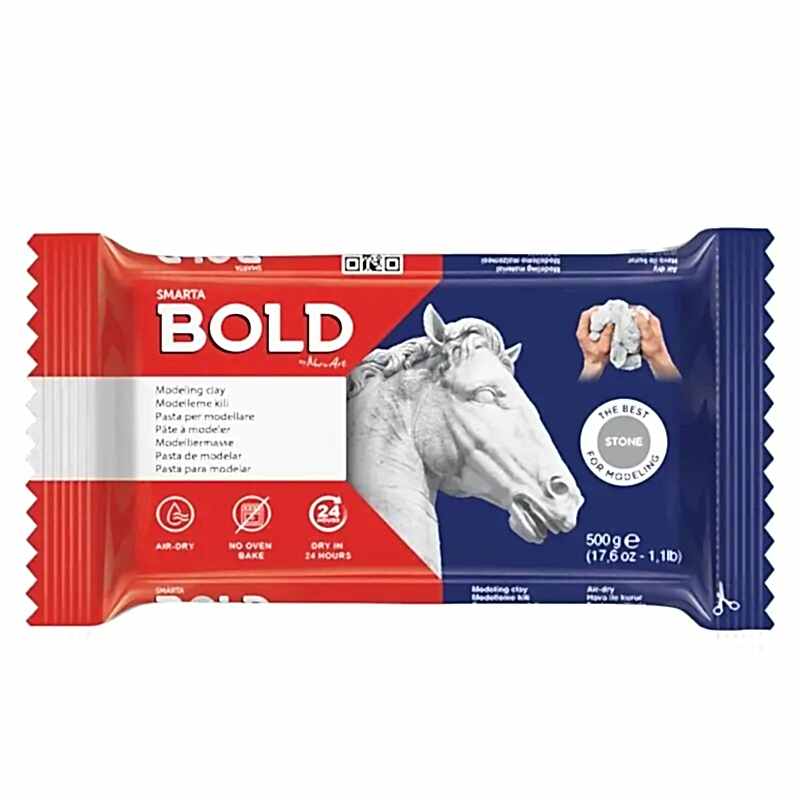 Nureart Smarta Bold Taş Gri 500 G Seramik Kili